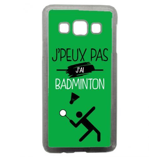 Coque transparente galaxy a3 j peux pas j ai badminton 4