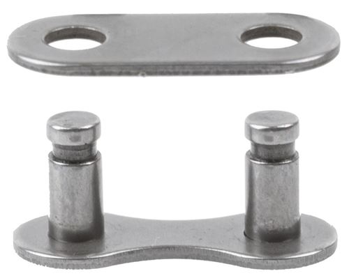 M-Wave Les chaînes à maillons Fusion 1/2 x 1/8 acier 1S argent