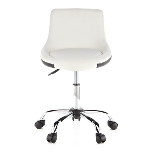 Siège pivotant / Siège technique STADY blanc / noir hjh OFFICE