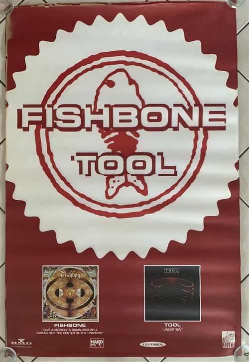 TOOL - French Tour with FISHBONE 1993 - 80x120cm - Affiche
