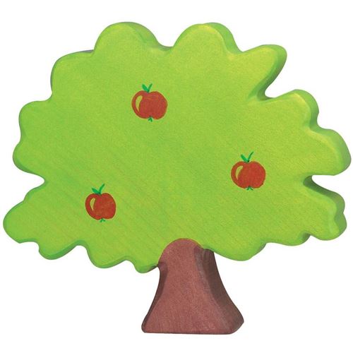 Arbre En Bois Arbre Pommier Figurine Holztiger