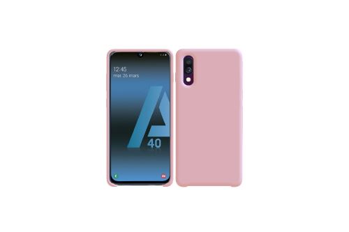IBROZ Coque Silicone Soft Touch rose pour Samsung Galaxy A40