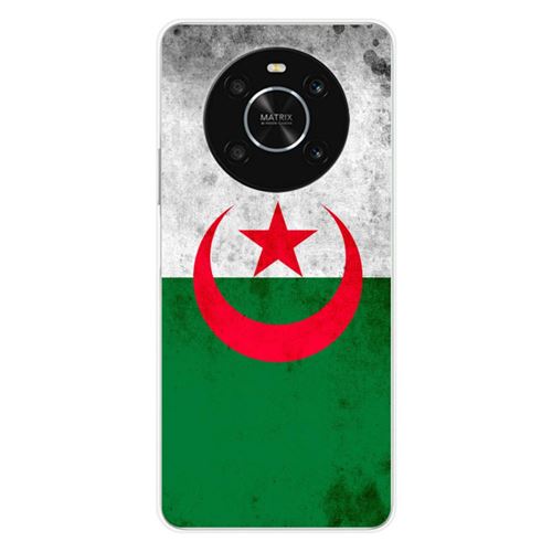 Coque en silicone imprimée compatible Huawei Honor X9 4G Drapeau Algérie