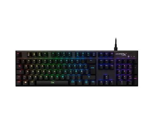 HyperX Clavier Alloy FPS RGB clavier USB QWERTZ Allemand Noir