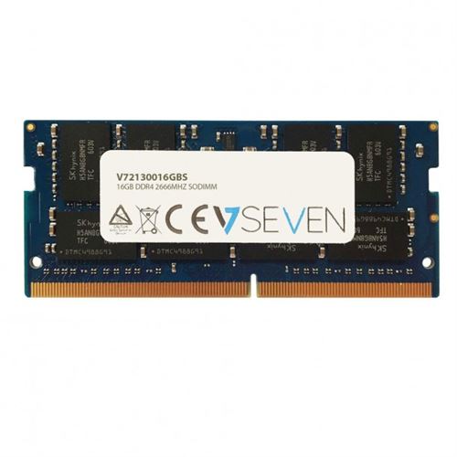V7 - DDR4 - module - 16 GB - SO DIMM 260-PIN - 2666 MHz / PC4-21300 - 1.2 V - niet-gebufferd - niet-ECC