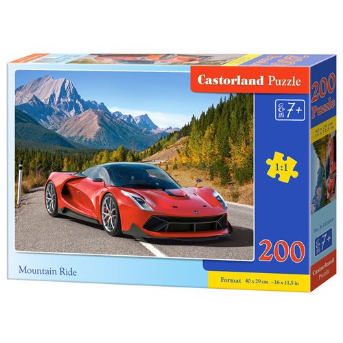 Mountain Ride, Puzzle 200 Teile - Castorland