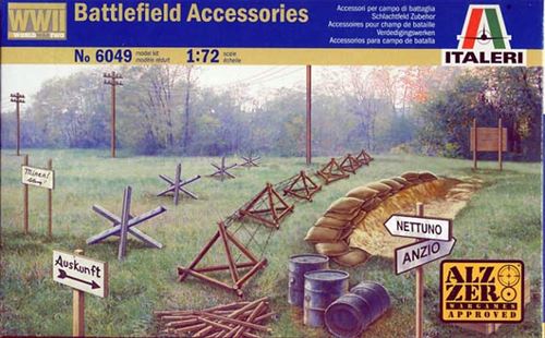 Accessoires champ de bataille Italeri 1/72
