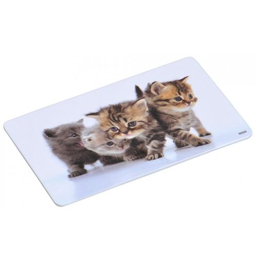 Planche à découper en mélamine - Motifs chats - Ustensiles de découpe