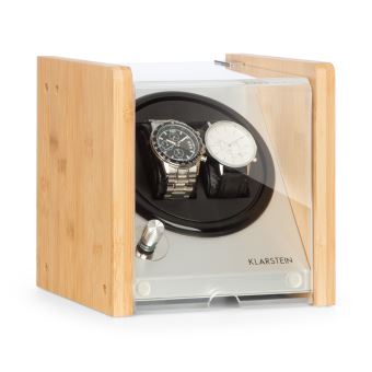 Boîte à Montre Automatique Klarstein - Remontoir Pour Montres - Noir