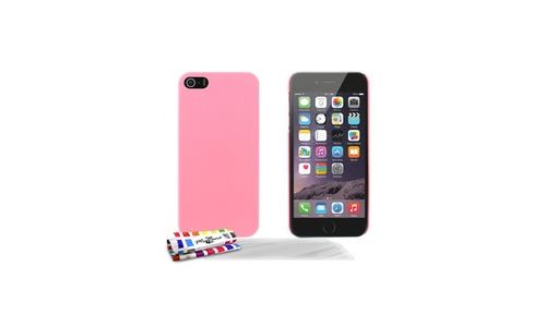 Coque Rigide le Pearls Rose + 3 Films Apple Iphone 5