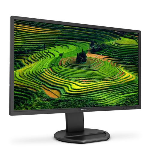 Philips B Line 272B8QJEB - LED-monitor - 27 - 2560 x 1440 QHD - IPS - 250 cd/m² - 1000:1 - 5 ms - HDMI, DVI-D, VGA, DisplayPort - luidsprekers - textuurzwart
