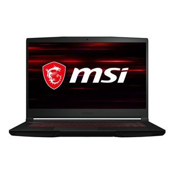 MSI Thin GF63 10SC-081FR - Intel Core i5 - 10300H / tot 4.5 GHz - Windows 10 Home - GF GTX 1650 - 16 GB RAM - 512 GB SSD NVMe - 15.6" 1920 x 1080 (Full HD) @ 144 Hz - Wi-Fi 6 - zwart - 1