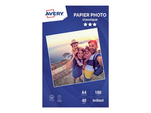 Avery Papier Photo - papier photo - 40 feuille(s)