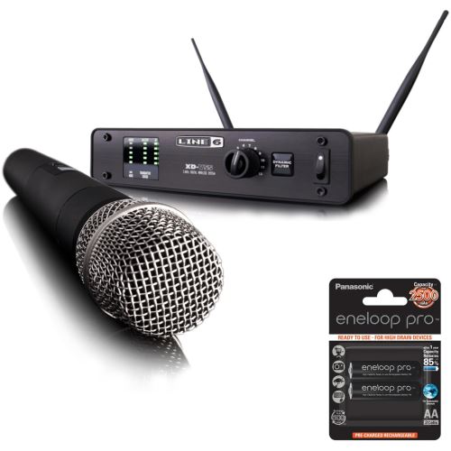 Line 6 XD-V55 + Eneloop système micro sans fil (2,4 GHz)