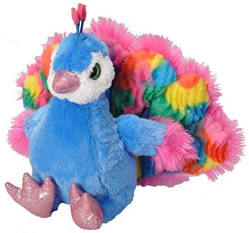 Wild Republic Peacock Plush, Peluche, Jouet Peluche, Cadeaux pour les enfants, Sweet Sassy 12 pouces