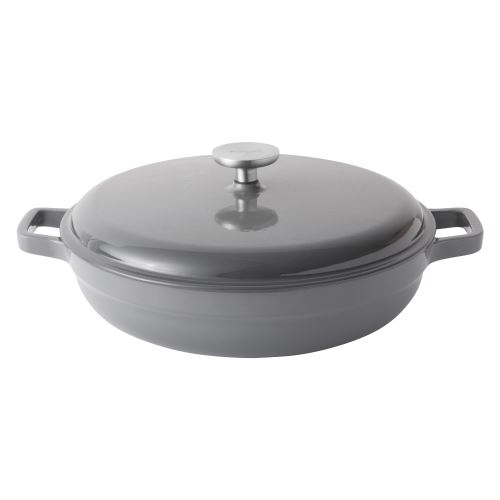 Berghoff - Sauteuse avec couvercle en fonte gris 28 cm - Gem