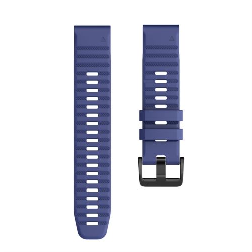 Bracelet de montre Compatible avec Garmin Fenix 6X/6X pro 26mm, Gel de silice - Bleu
