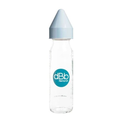 DBB REMOND Biberon Verre 240 Ml 'Regul'air' Tétine Non Caoutchouc - System Ciel - S/Bte