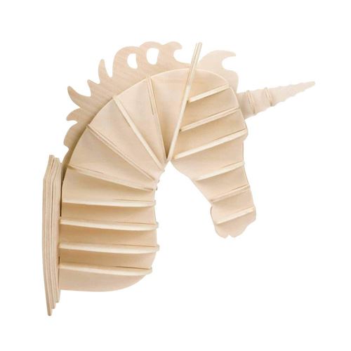 Build Your Own Jeu De Construction-tête De Licorne, By-unihead