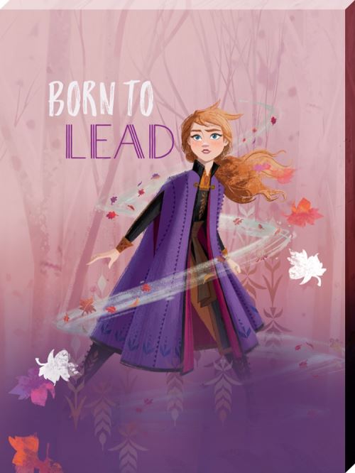 Frozen 2 imprimée Born to Lead Anna 30 x 40 cm