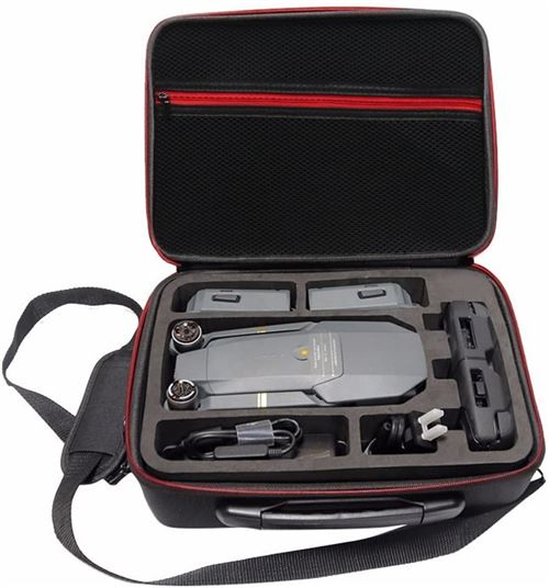 Rantow Coque Hardshell imperméable à l'eau pour DJI Mavic Pro Drone Sac à bandoulière noir et sac à dos