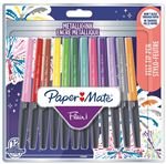 Blister 12 stylos feutres Papermate Flair Metallic
