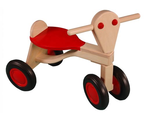 Van Dijk - Loopfiets - Berken - Rood