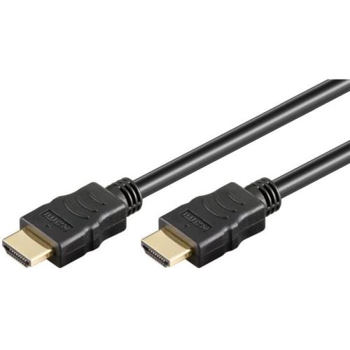 C&acirc;ble de liaison Goobay HDMI Fiche m&acirc;le HDMI-A 20 m noir 38523 4K UHD, dor&eacute;, eARC C&acirc;ble HDMI