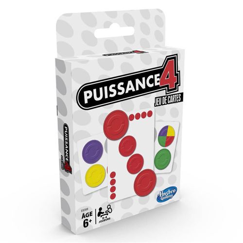 Jeu de cartes Hasbro Puissance 4 - Jeux classiques - Achat & prix