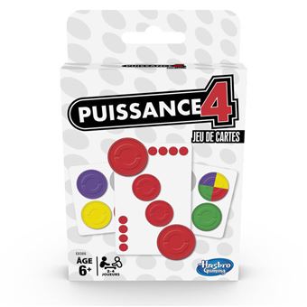 Jeu de cartes Hasbro Puissance 4