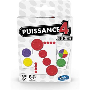 Jeu de cartes Hasbro Puissance 4
