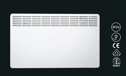 Radiateur électrique Aeg domotique 236534 Convecteur mural WKL 1505 pour  chauffage Env. 15 m², 1500 W, 5–30 °C, wandhängend, écran LCD, semaine  Timer, métal, blanc