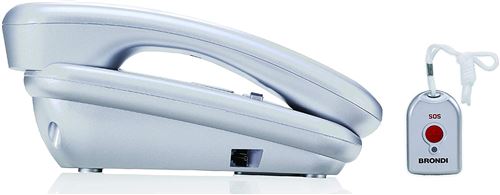 Brondi Super Bravo Plus Téléphone analogique Identification de l appelant Blanc