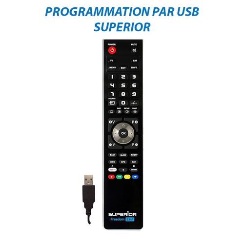 Superior Electronics Noir Superior Télécommande Tv Rc 2-1 - Image 2