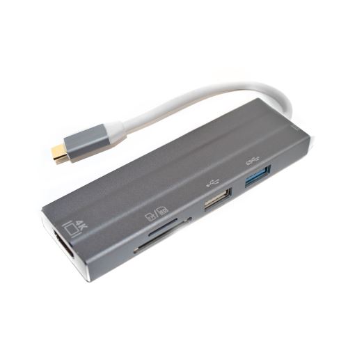 Hub USB-C avec Boîtier de Disque Dur, Hub USB C 10 en 1 avec Boîtier de  Disque Dur Externe SSD M.2, HDMI 4K, USB 3.0, Lecteur de Carte SD/TF
