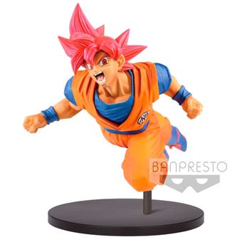 Figurine Dragon Ball Super Son Goku Super Saiyan Rouge 20 cm