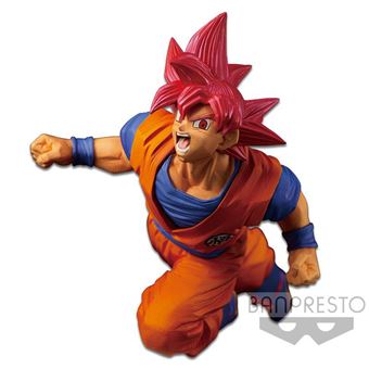 Figurine Dragon Ball Super Son Goku Super Saiyan Rouge 20 cm