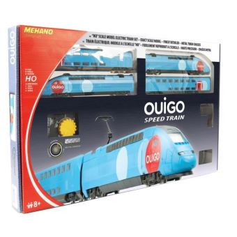 Coffret Train Mécanique CR - Train Éclair Aérodynamique En Tôle, Neuf En Boîte