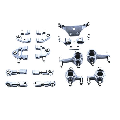 URUAV Metal Full Set Upgrade For 1/28 Wltoys P929 argent