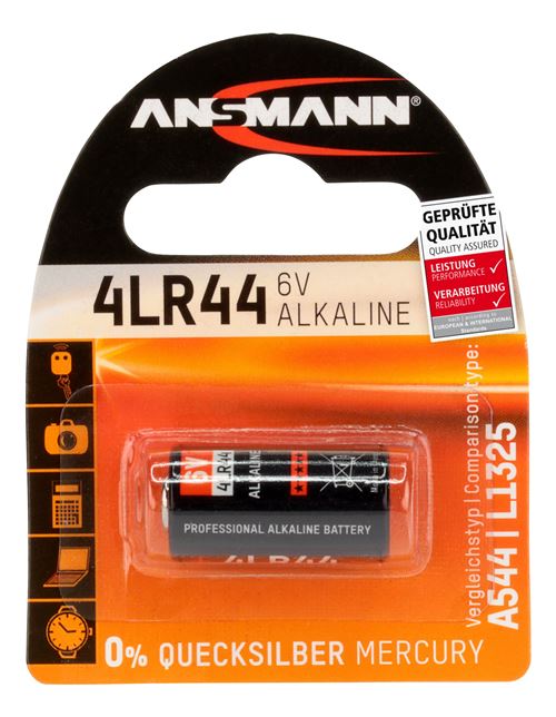ANSMANN - Batterie 4LR44 - Alcaline