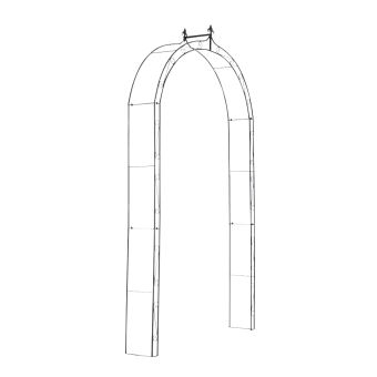 Arche à rosiers Anna , Bronze - 1