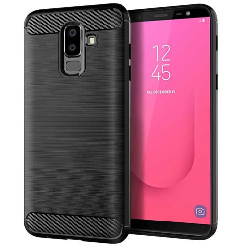 Etui Coque de protection durable souple pour Samsung Galaxy J8 2018 - Noir