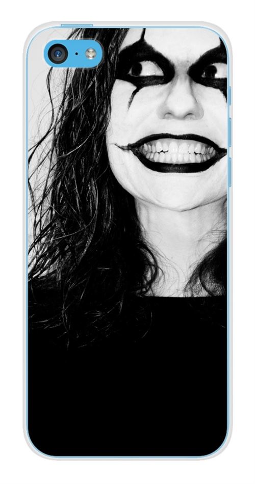 Coque en silicone imprimée compatible Apple iPhone 5C Crow