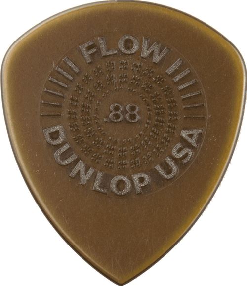 Dunlop 549P088 - 6 médiators Flow Standard Grip - 0.88 mm