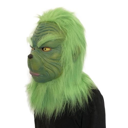 Cosplay Grinch masque de fusion visage latex Costume de collection Prop  Jouet Scary Mask - Masque de déguisement - à la Fnac