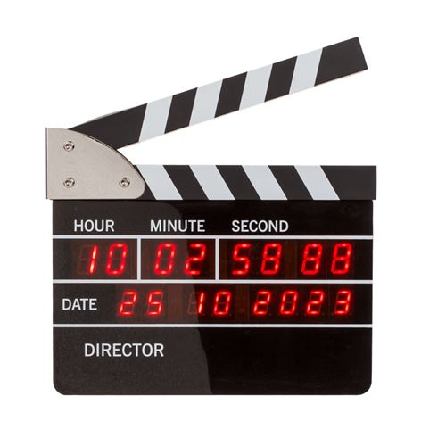 G&eacute;n&eacute;rique Horloge R&eacute;veil Clap de Cin&eacute;ma