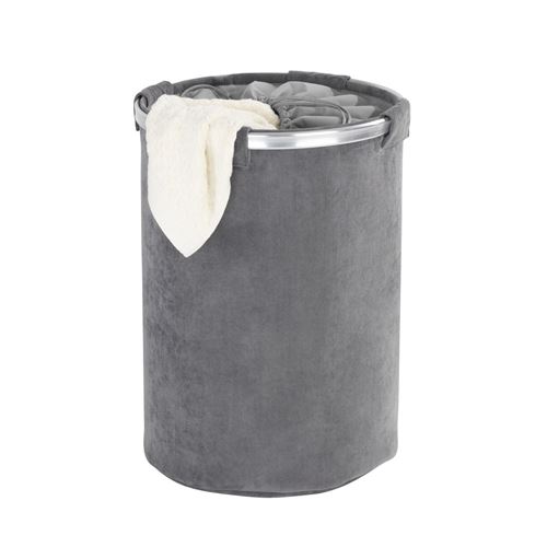 Wenko - Panier à linge Cordoba 68L - Gris - Cordona