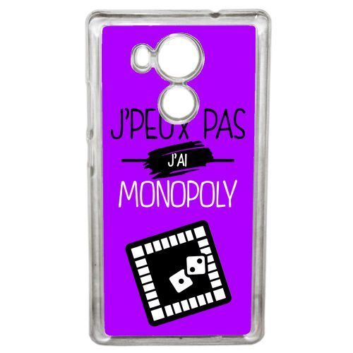 Coque j peux pas j ai monopoly 8 compatible huawei mate 8 transparent