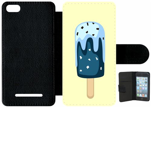 Étui Porte Feuille Xiaomi Mi 4c Glace Baton Bleu