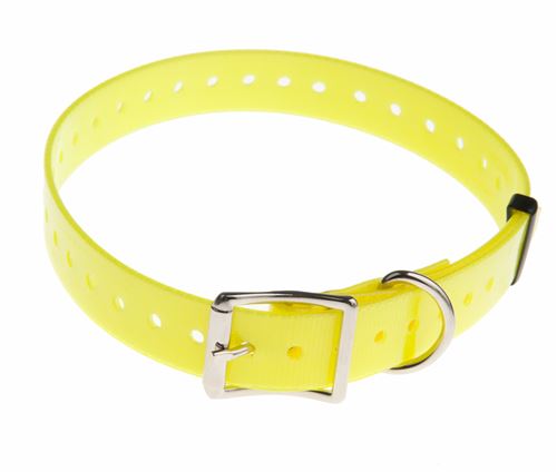 Comparer les prix de Sangle polyuréthane jaune fluo -18,5 mm - 85 cm